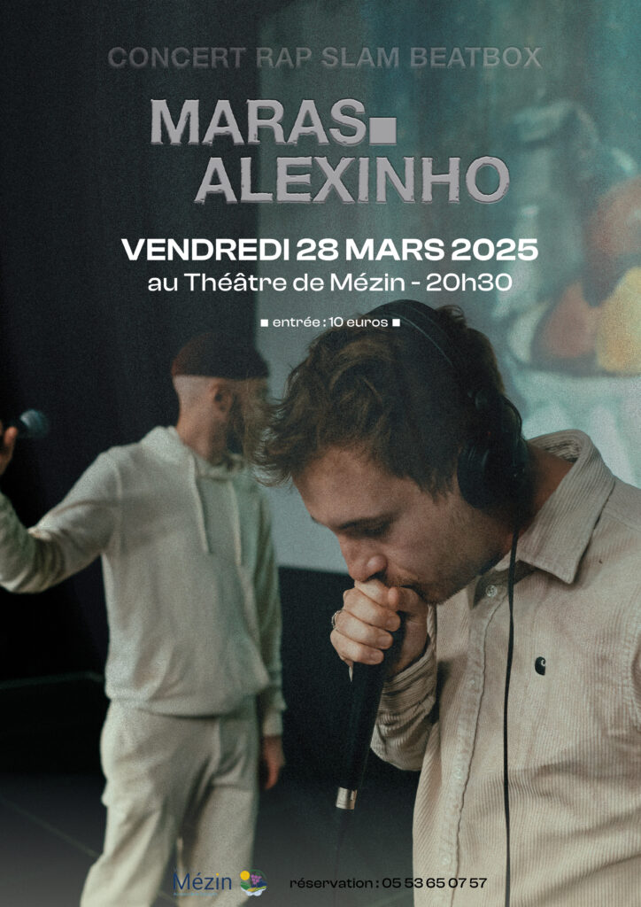 Affiche Concert Maras Alexinho au Théâtre de Mézin