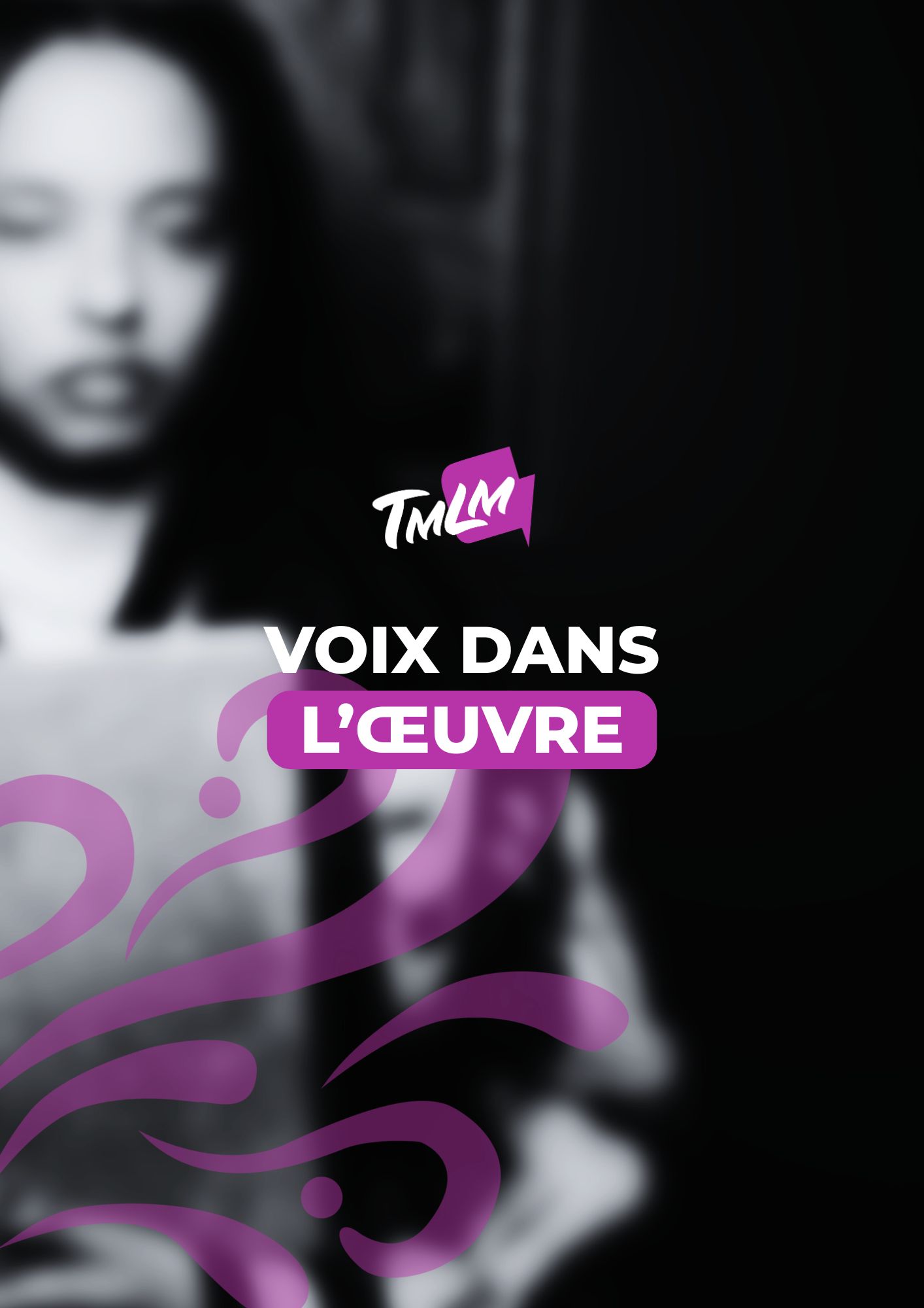 Bannière de la voix dans l'œuvre au musée Costi à Bergerac