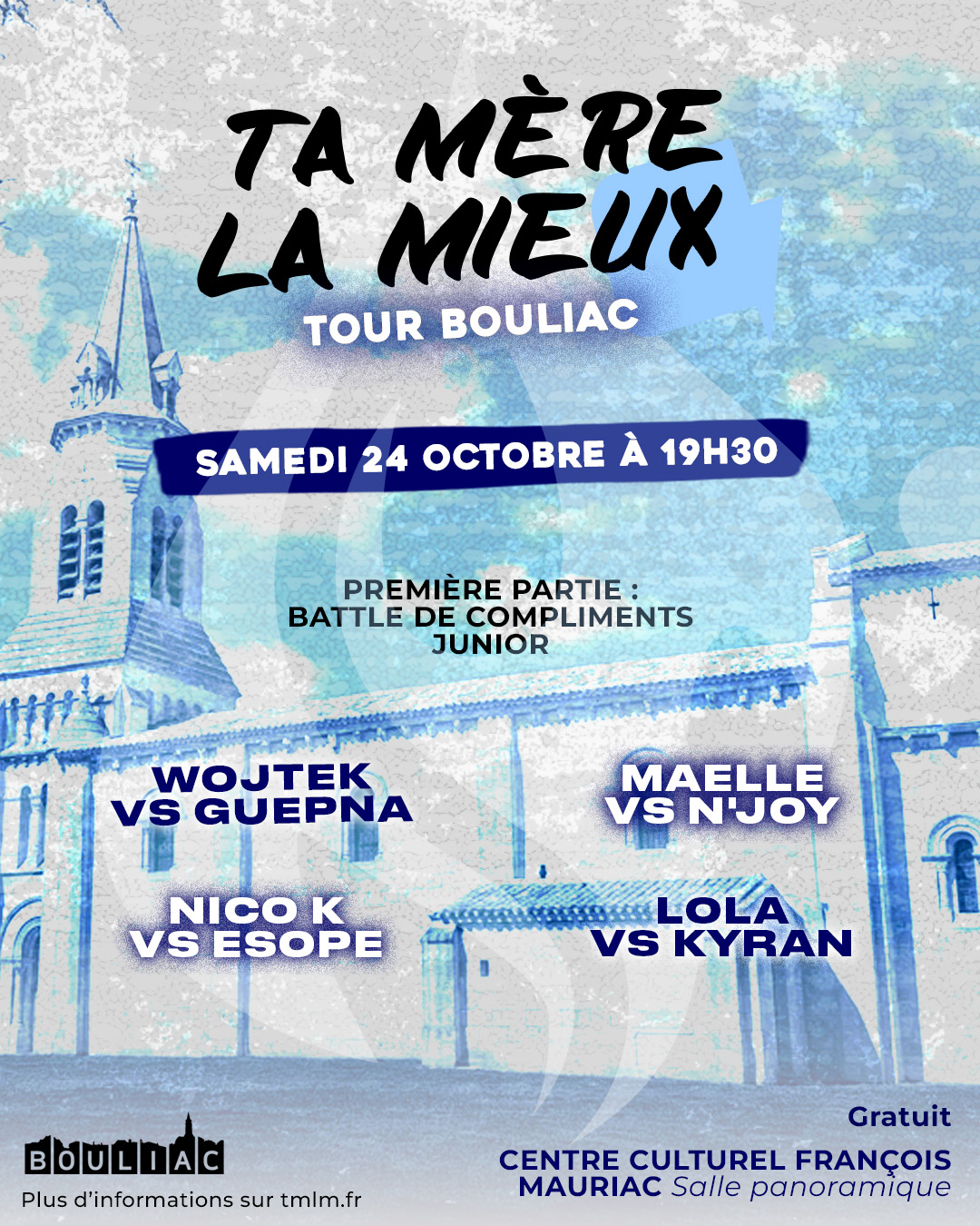 Affiche Bouliac battles de compliments 24 octobre